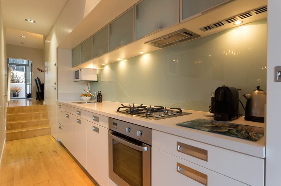 Full galley kitchen