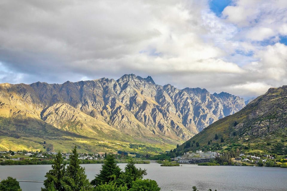 Stunning views of The Remarkables mountain range from the balcony.