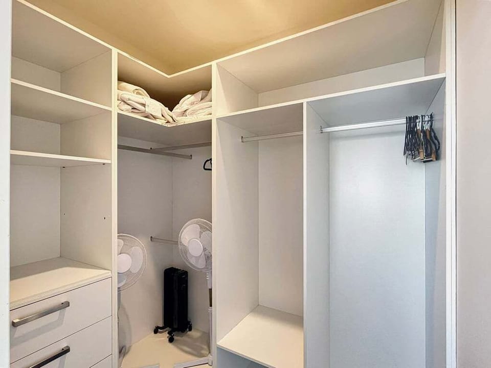 Master bedroom walk-in closet