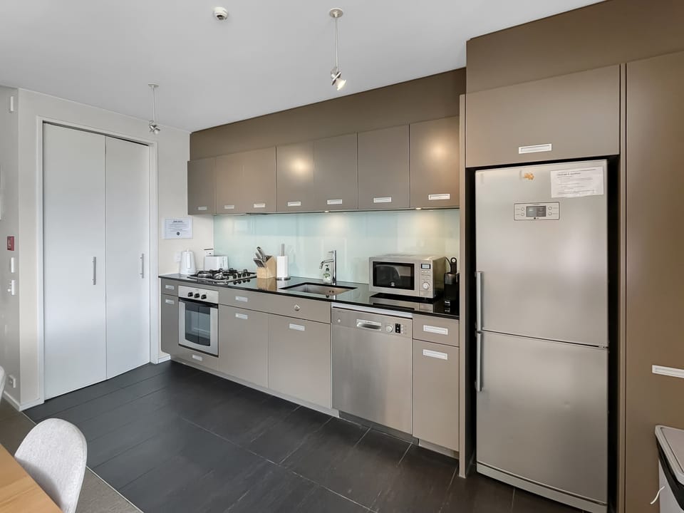 Modern kitchen with full appliances