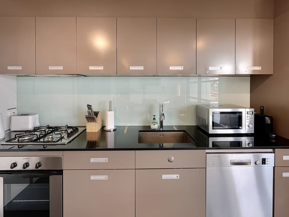Modern kitchen with full appliances