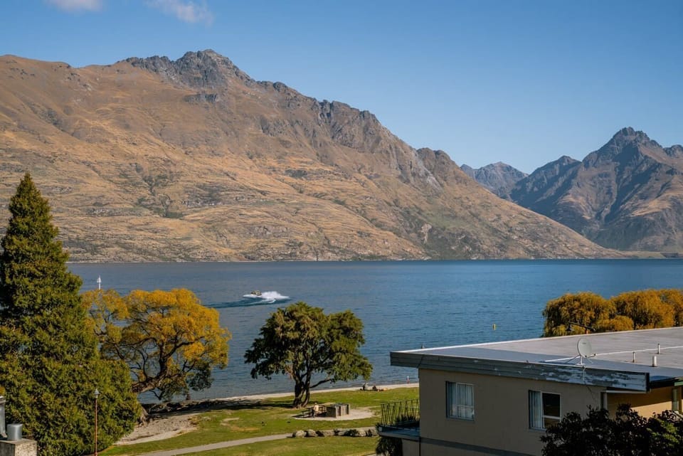 Sweeping lake and mountain views