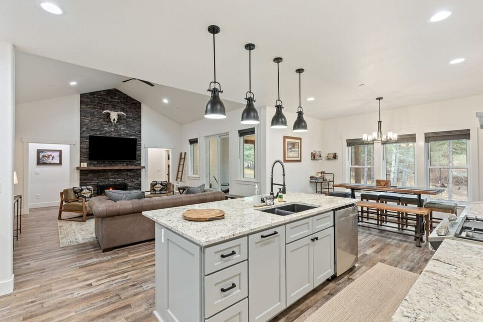 The perfect vacation home for a group with open entertaining space