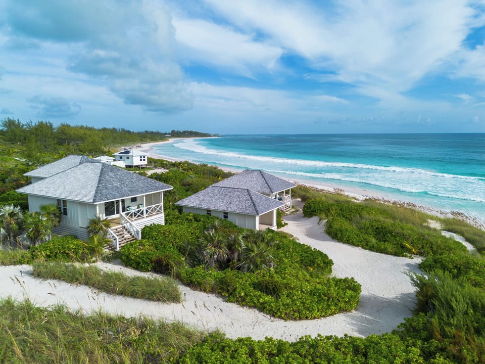 One of three luxury beachfront accommodations nestled on the pristine shores of Eleuthera.