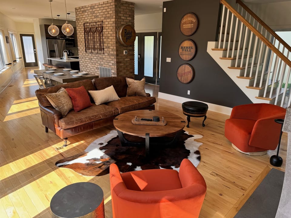 Open concept living and kitchen. Perfect for your large group to gather