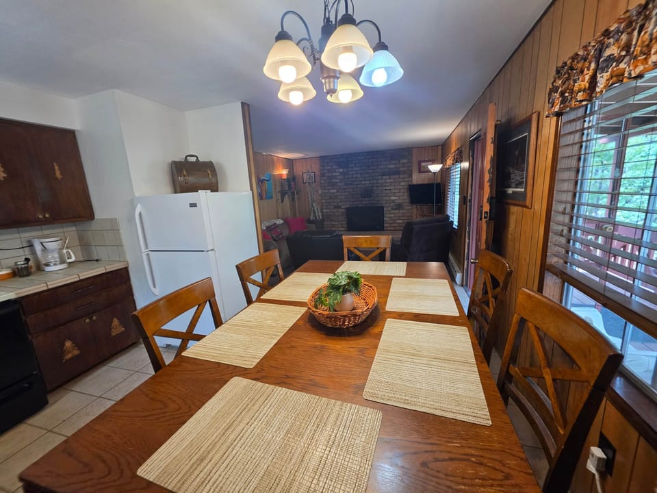 Cabin 8 Dining and Living View