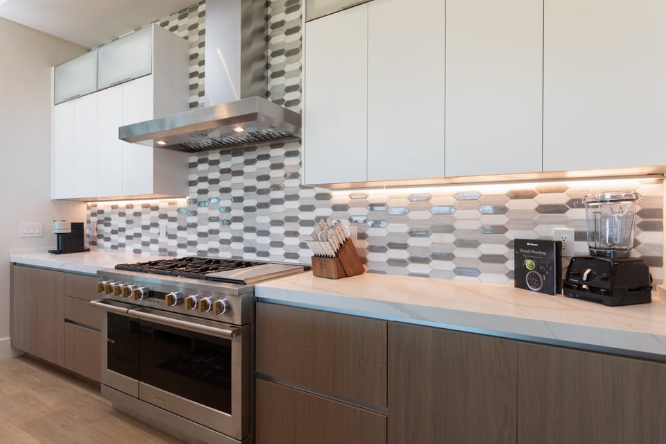Enjoy cooking fresh island inspired meals on the gas range