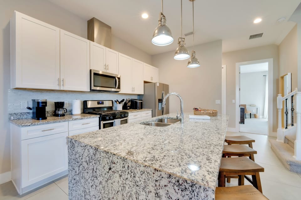 Kitchen | 1st Floor | Keurig & Drip Coffee Makers | Blender | Cooking Basics