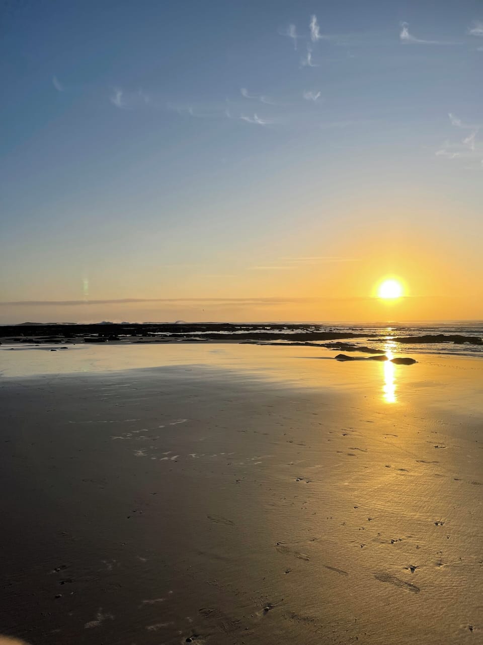 Sunrise walk on Angels beach 5 min drive