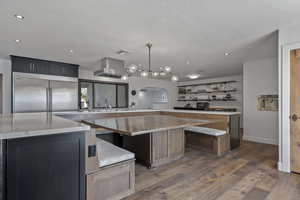 Sophisticated culinary and dining space