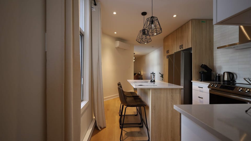Functional kitchen with a practical central island