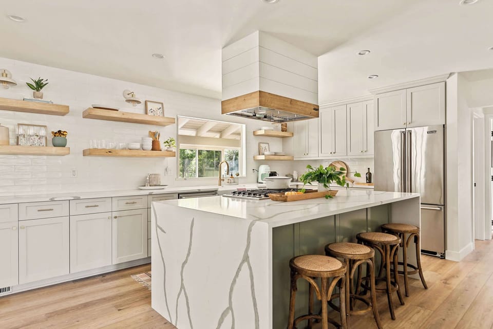 Modern chef's kitchen