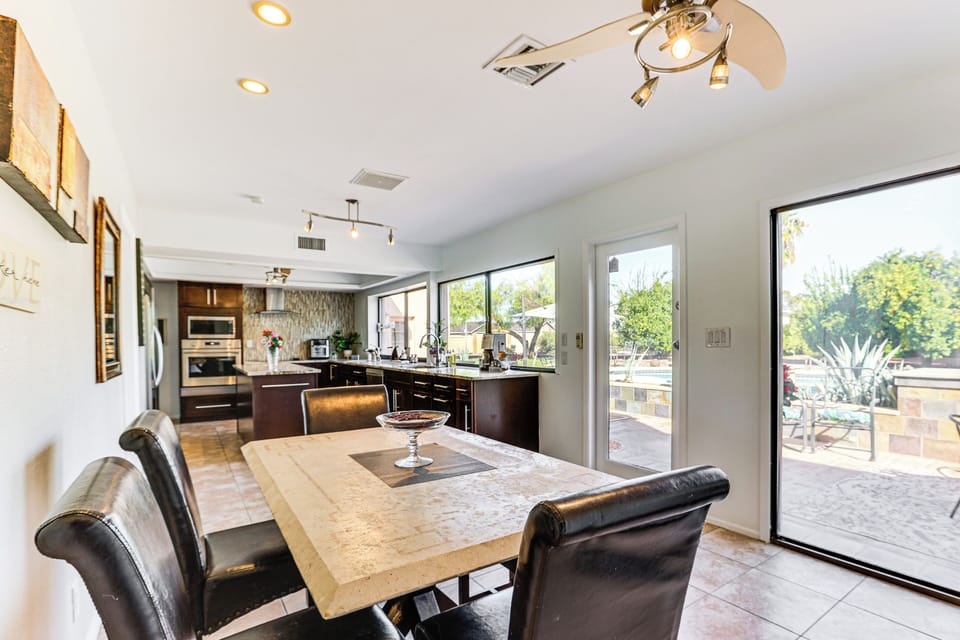 Kitchen | Single-Story House | In-Unit Laundry | Central Heating & A/C