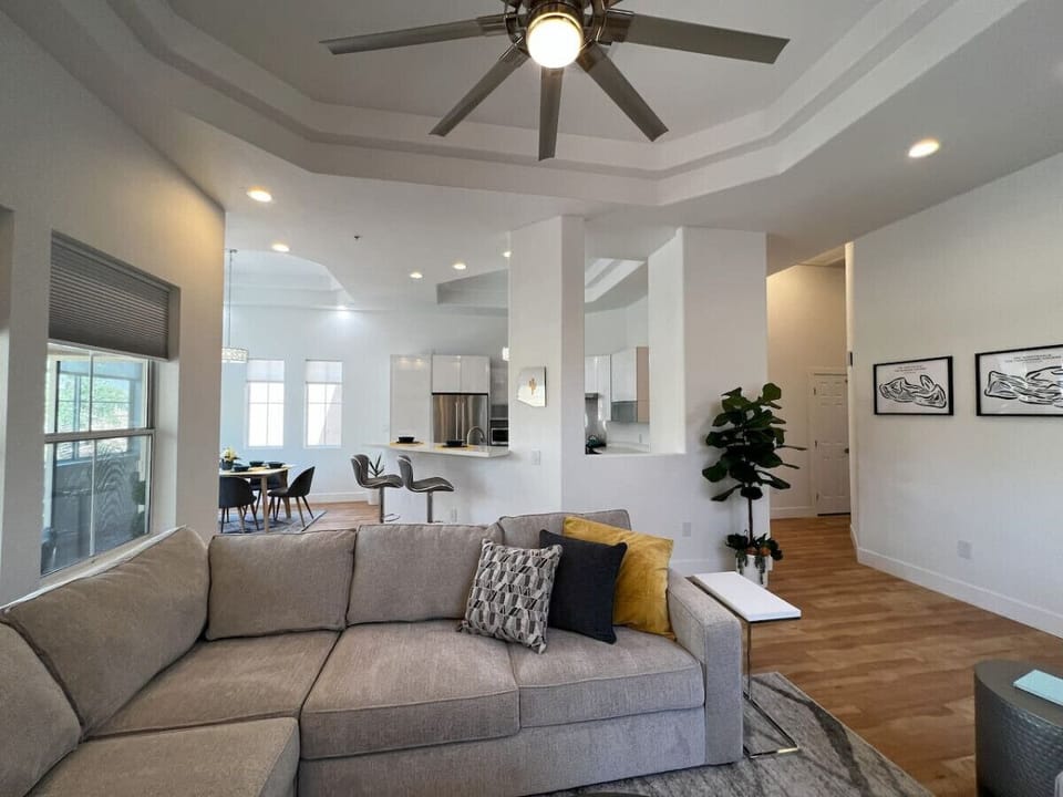 Feel the sunshine rays by the living area