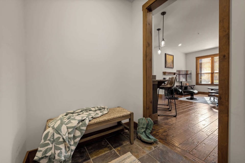 Entry - take off your boots and relax into your stay 