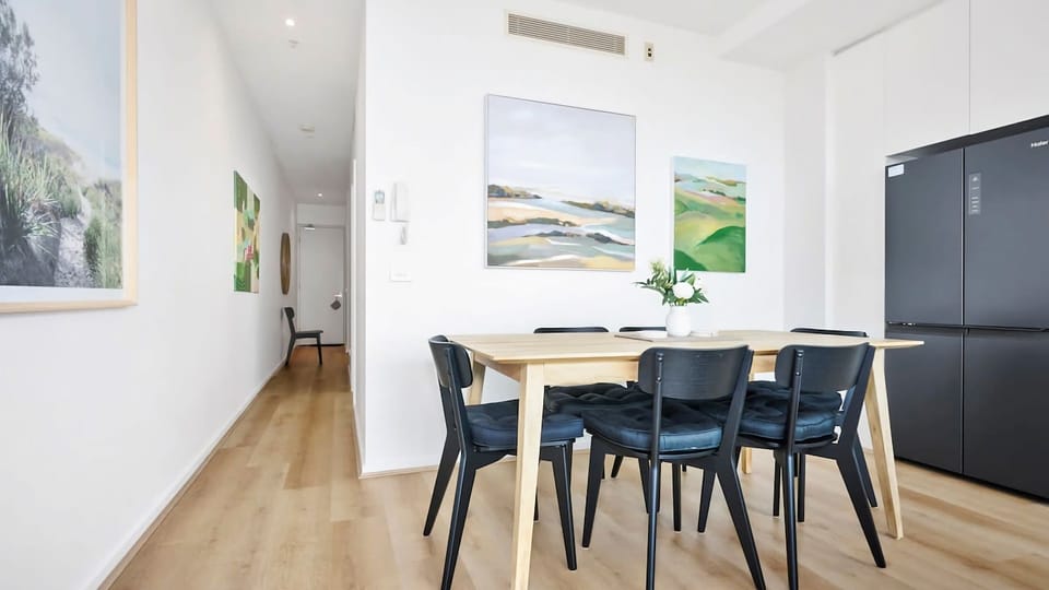 Enjoy family dinners or entertain friends in this designated dining space seamlessly positioned near the kitchen.