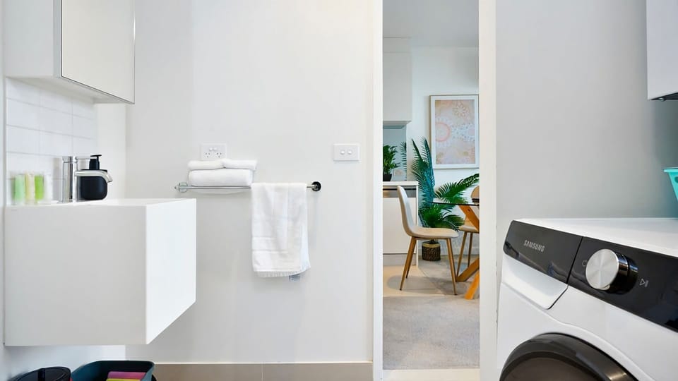 Bathroom and Laundry Area