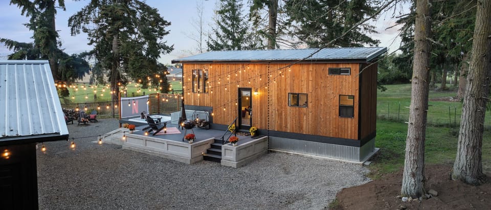 Your idyllic cabin in the woods.