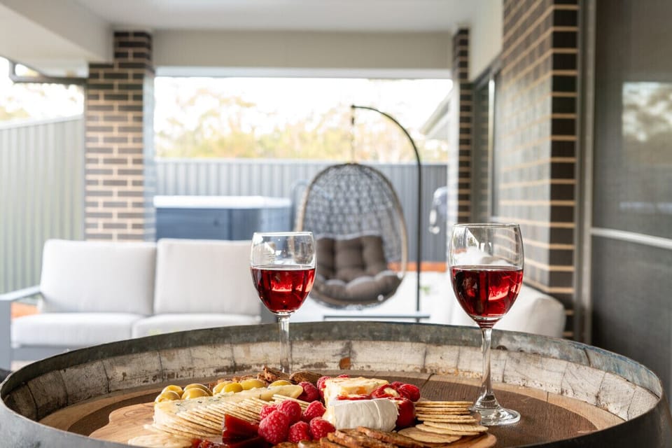 Start your day with fresh coffee and fine wine. Perfect combination!