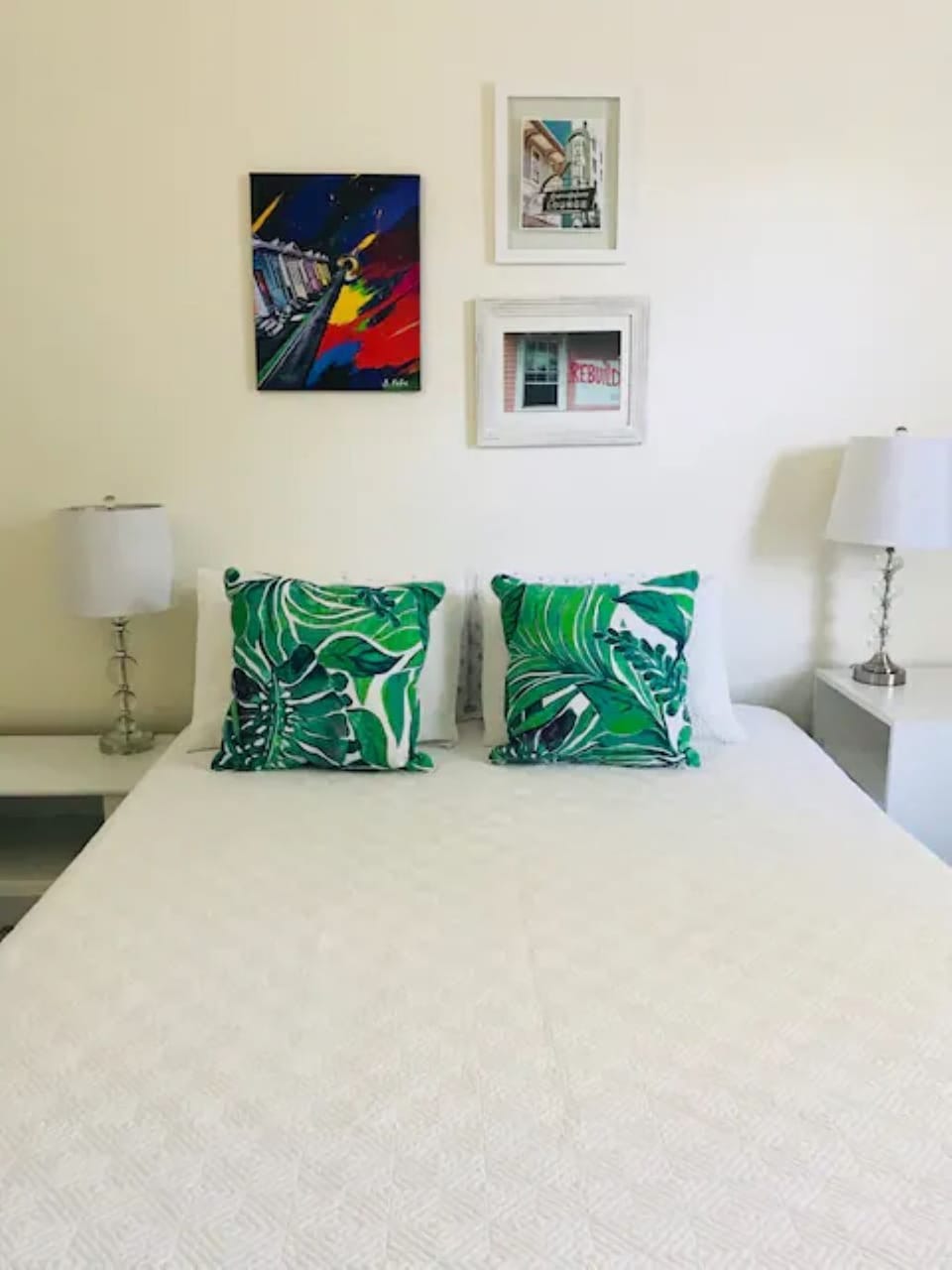 New, comfy bed