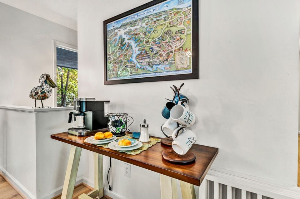 Enjoy a fresh cup of coffee in the morning.