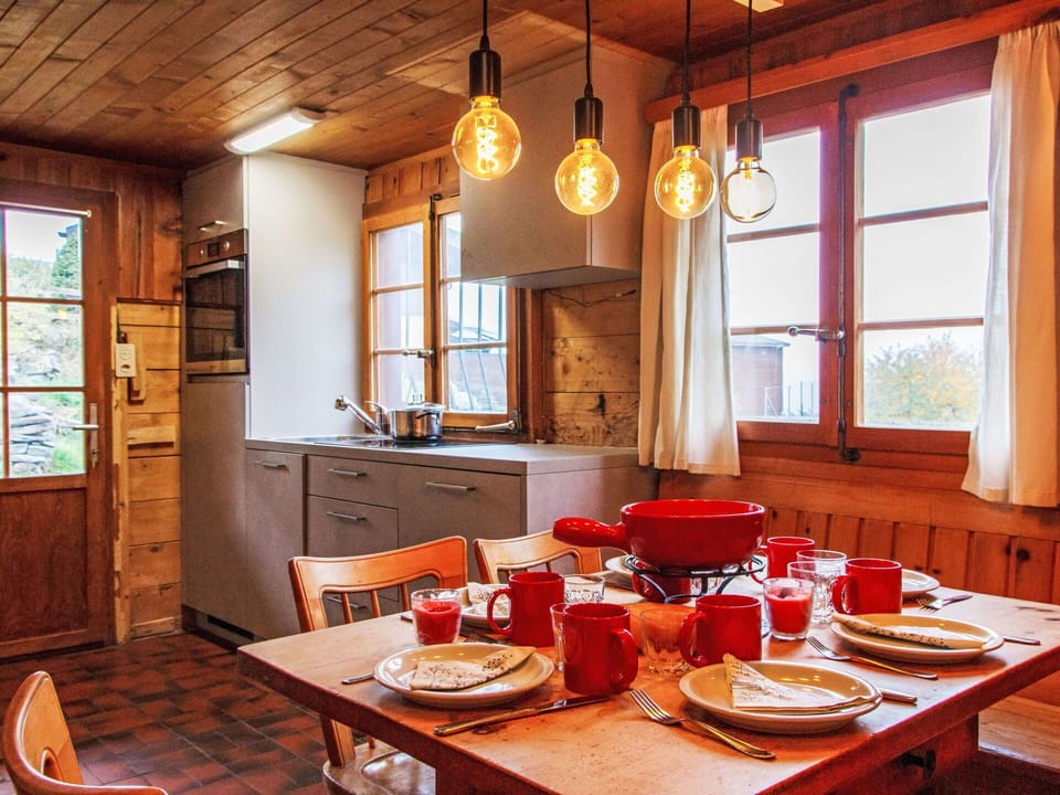 Table, Property, Furniture, Window, Tableware, Cabinetry, Wood, Countertop, Interior Design, Orange