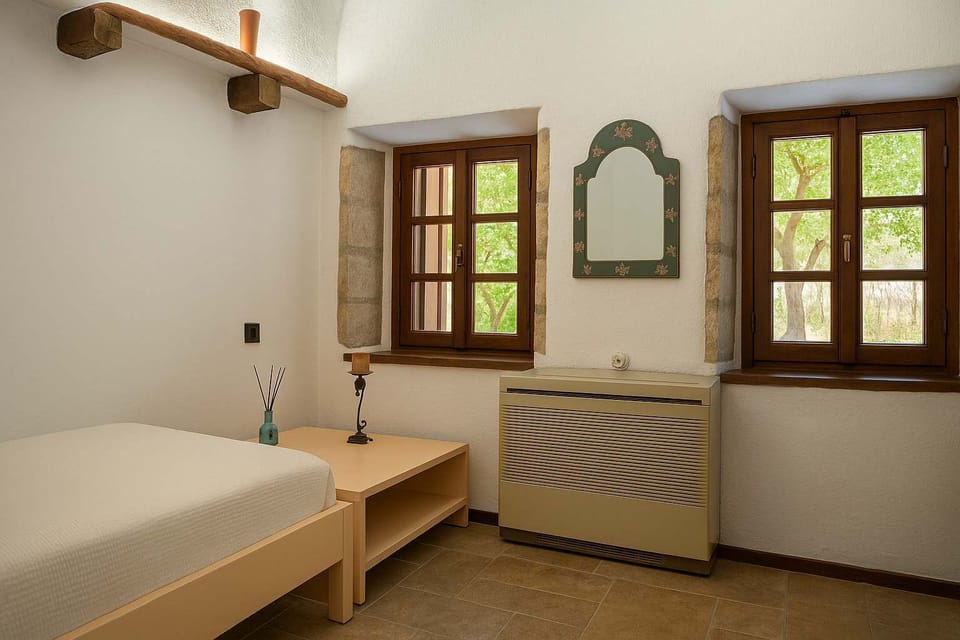 : Authentic stonework and rustic charm