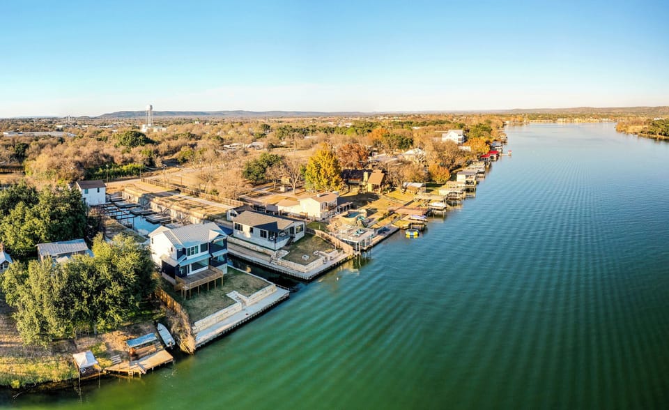 Aerial view of home