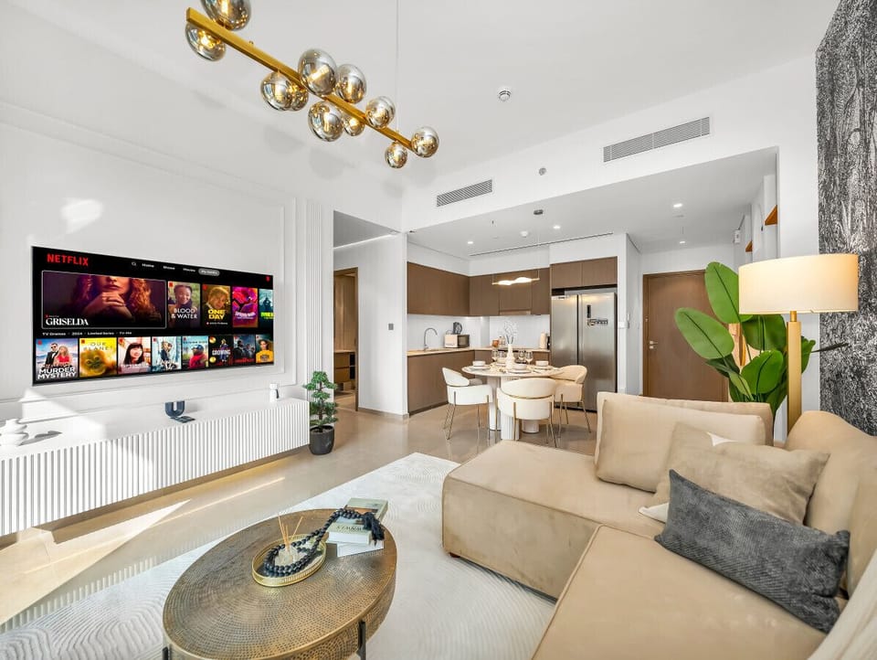 Relax and stream your favorites on the Smart TV