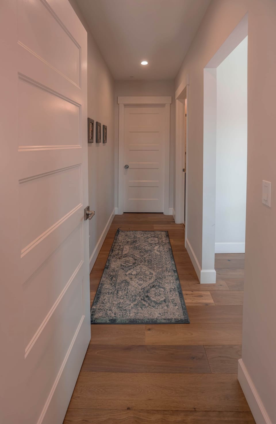 Private hallway for master suite.