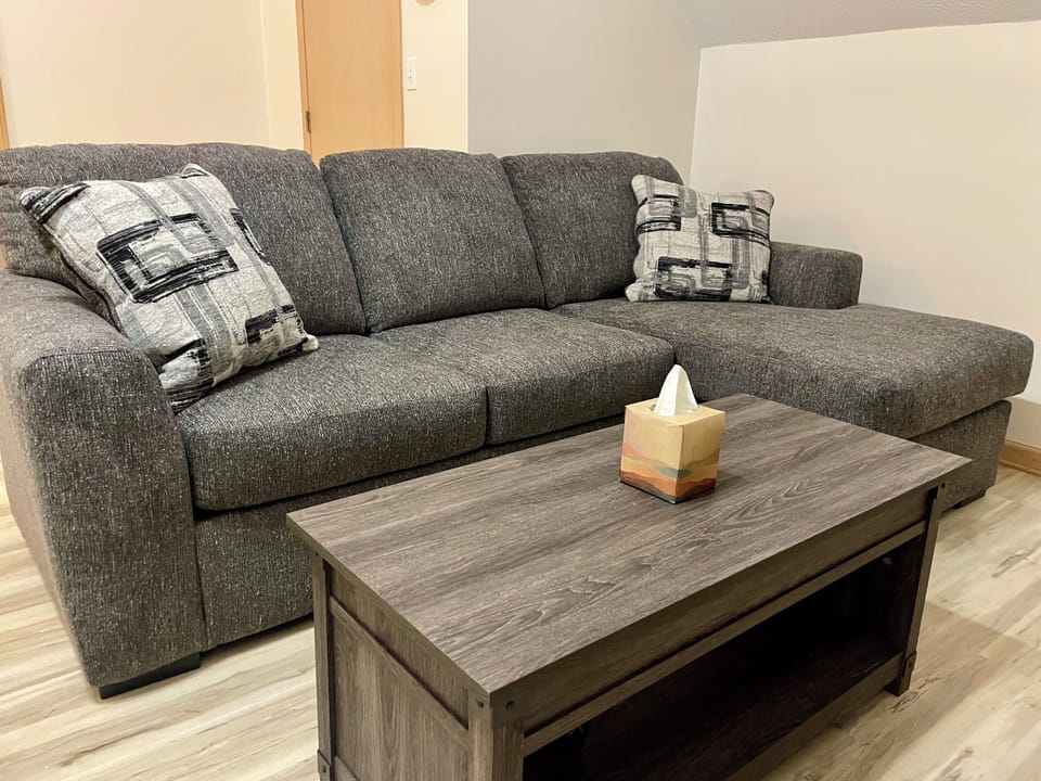 Couch in living room