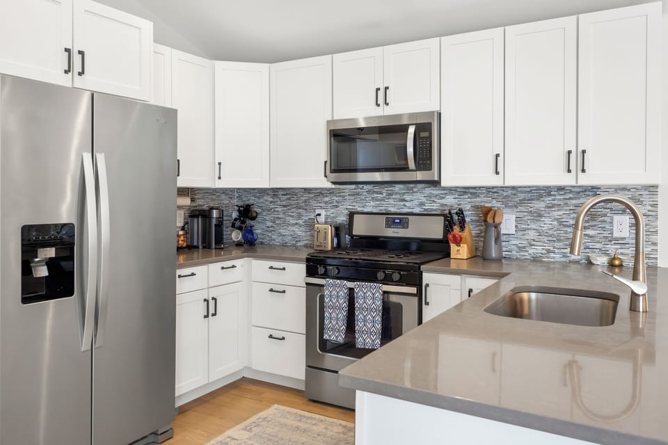 Completely remodeled kitchen