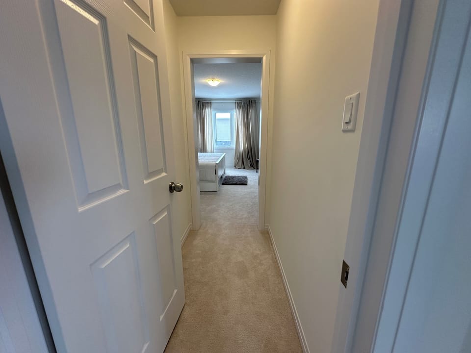 Spacious Masters bedroom with brand new King bed, furnitures, luxurious bath.