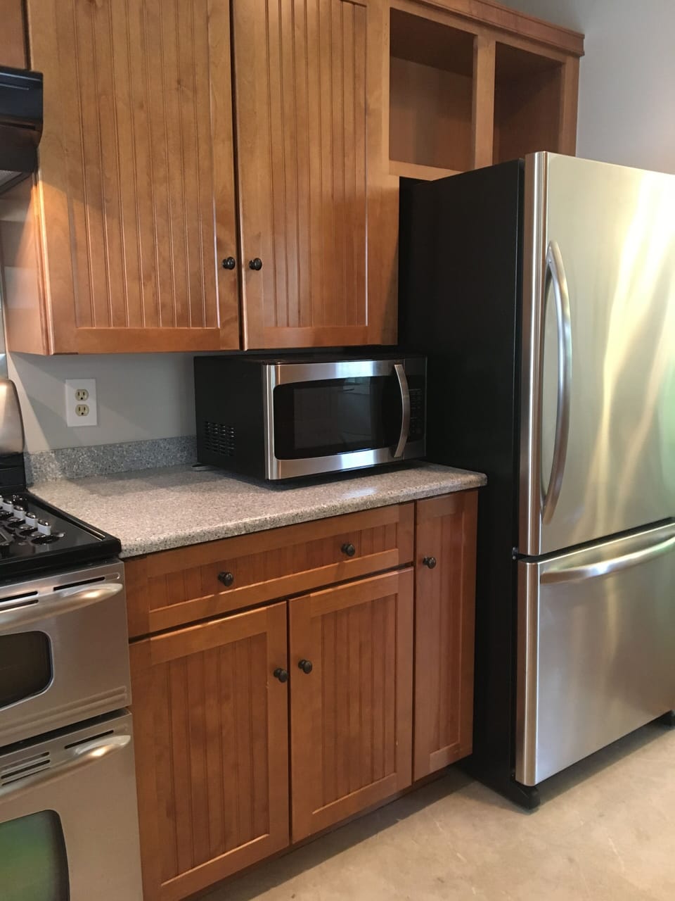 Your microwave and full size refrigerator/freezer.