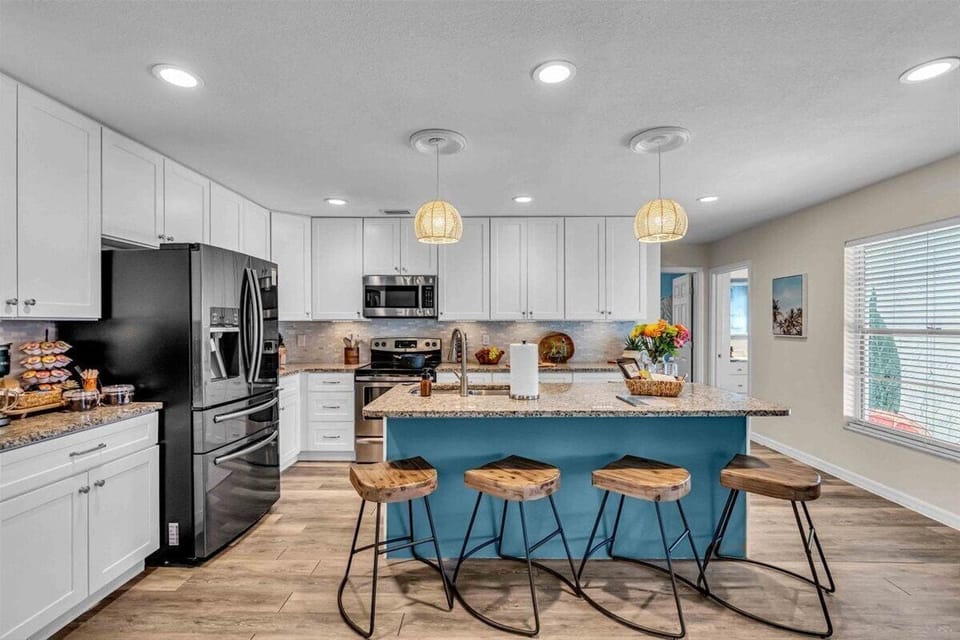 Your kitchen for cooking, snacking, or simply relaxing.