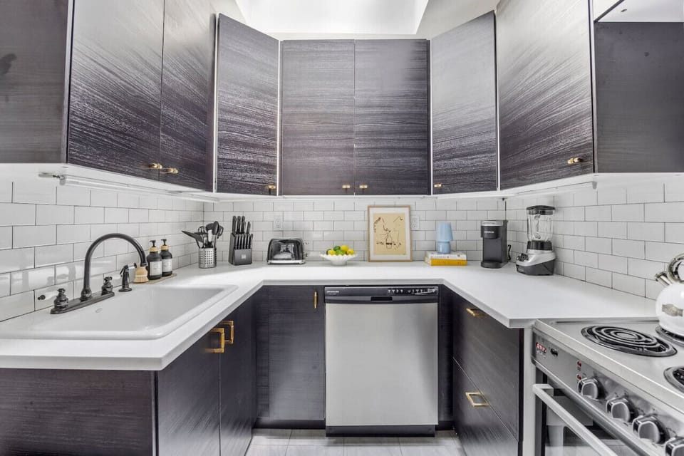 Luxury modern kitchen with premium features and design