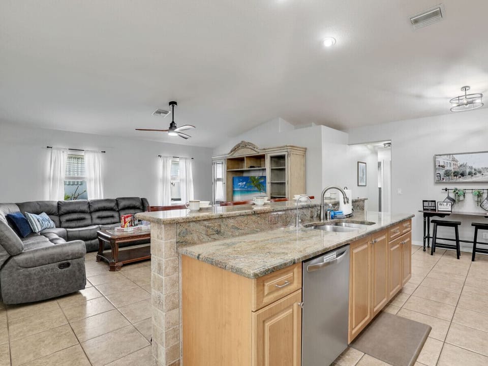 Living Room & Kitchen