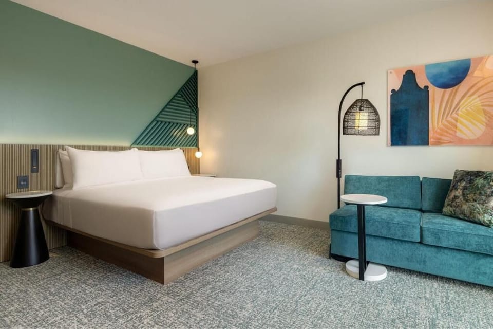 Linger longer in a stylish king room with modern comforts.