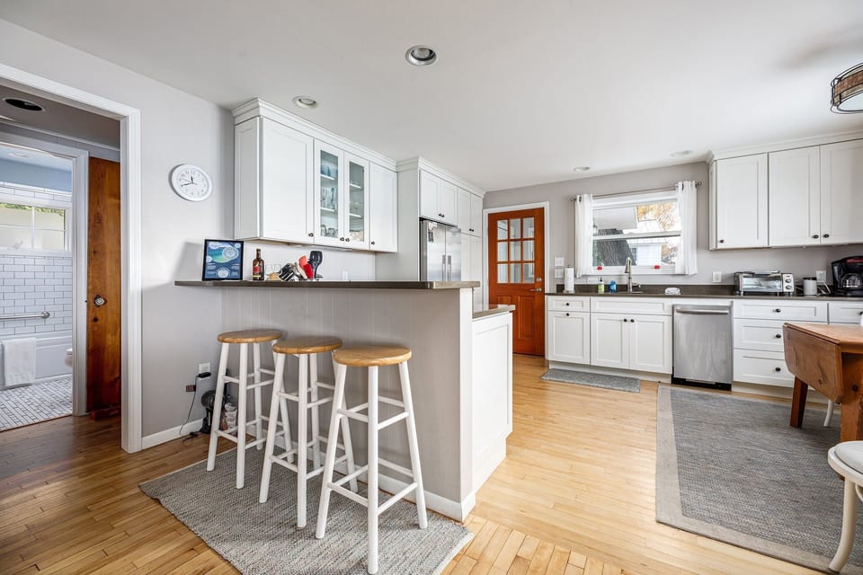This beautiful kitchen is just one of the many features of this lovely home.