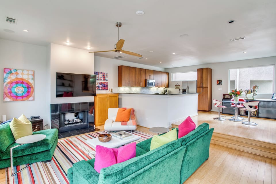 2nd Floor Living Room, Dining Room & Kitchen