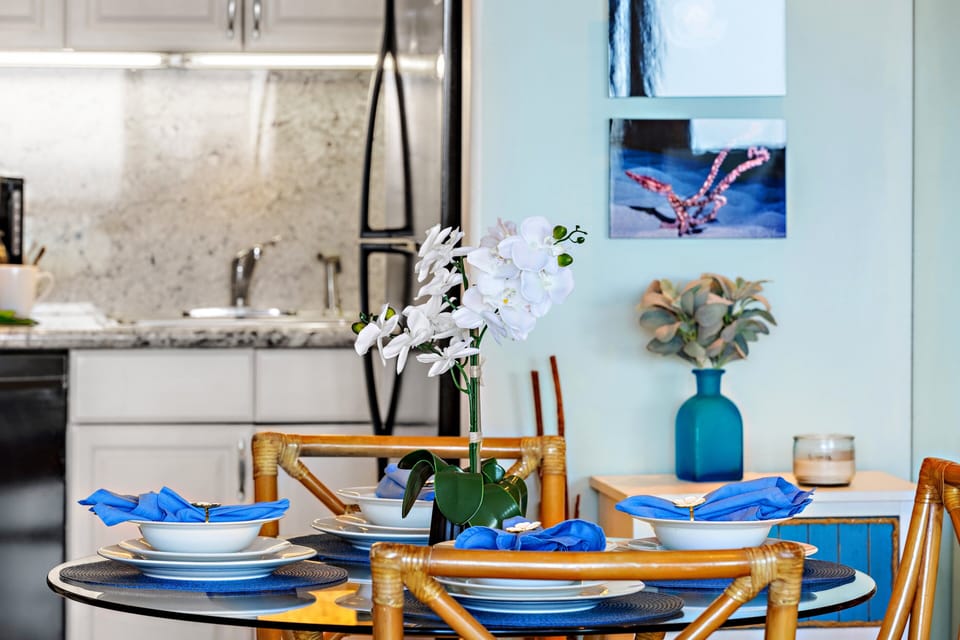 Dining area for home-cooked meals