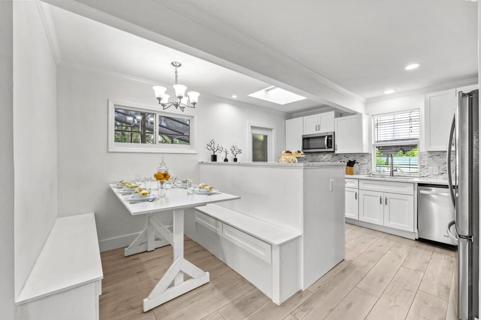 Cook, serve, and gather with ease. This kitchen flows right into the living space for true vacation comfort.