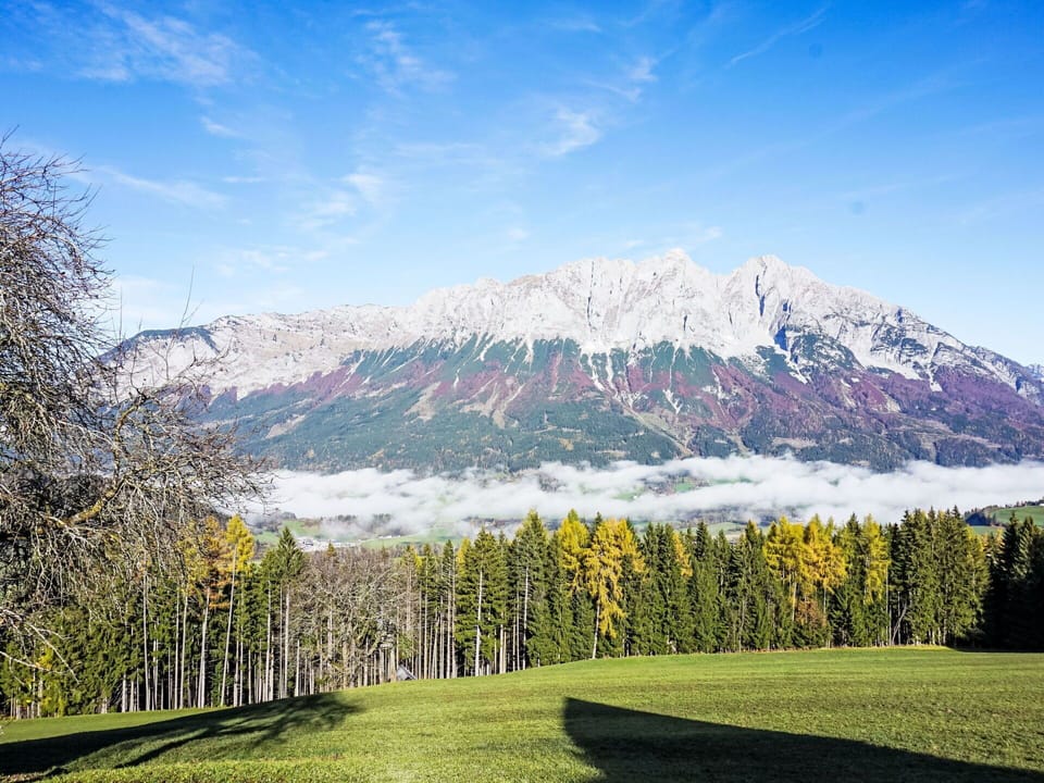 Cloud, Sky, Mountain, Plant, Natural Landscape, Natural Environment, Tree, Highland, Larch, Sunlight