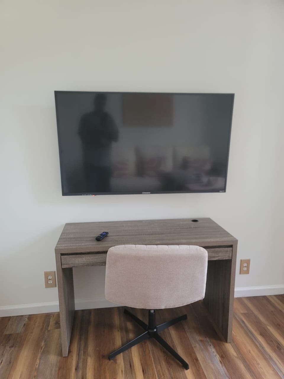 Workspace - Desk & a chair in the office