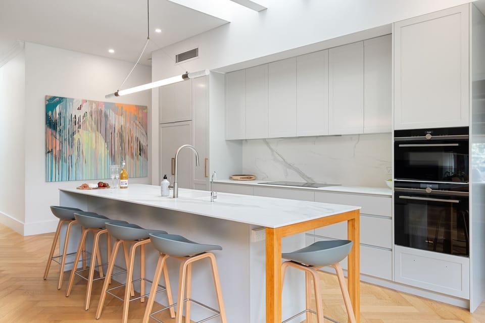 Crafting memories and meals in a beautifully designed kitchen space.