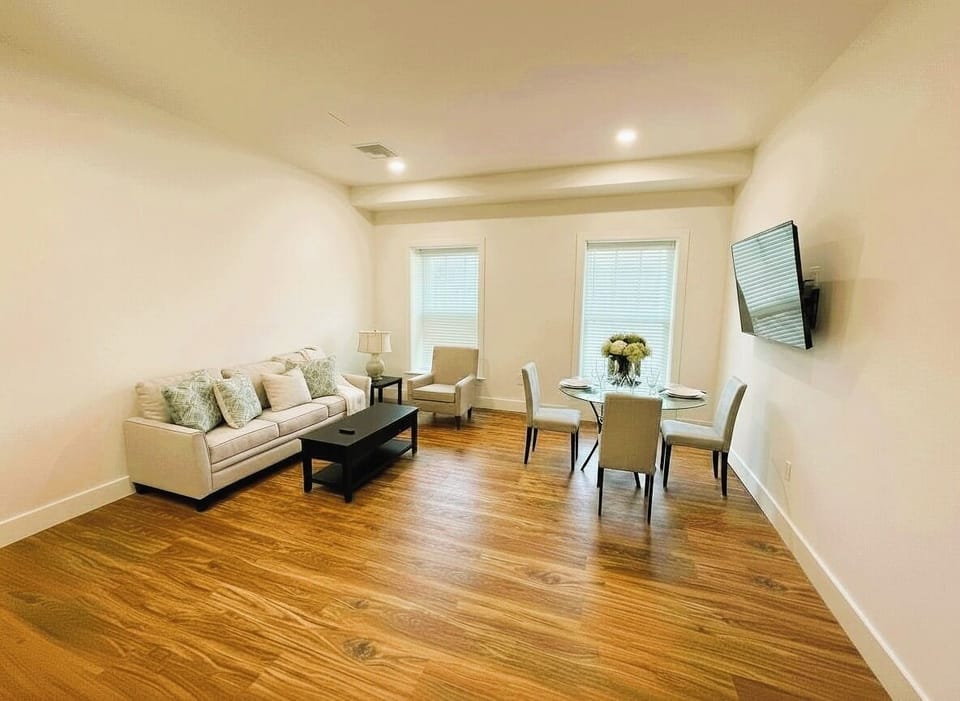 Living Room and Dining Area