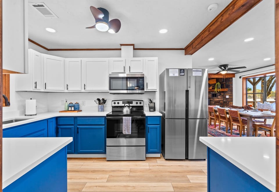 With ample counter space and modern appliances, this kitchen is a chef’s dream. It’s the perfect place to whip up family favorites or try out new recipes.