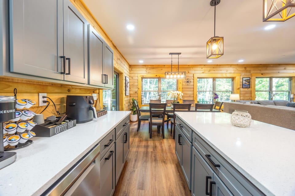 Counter top view from kitchen