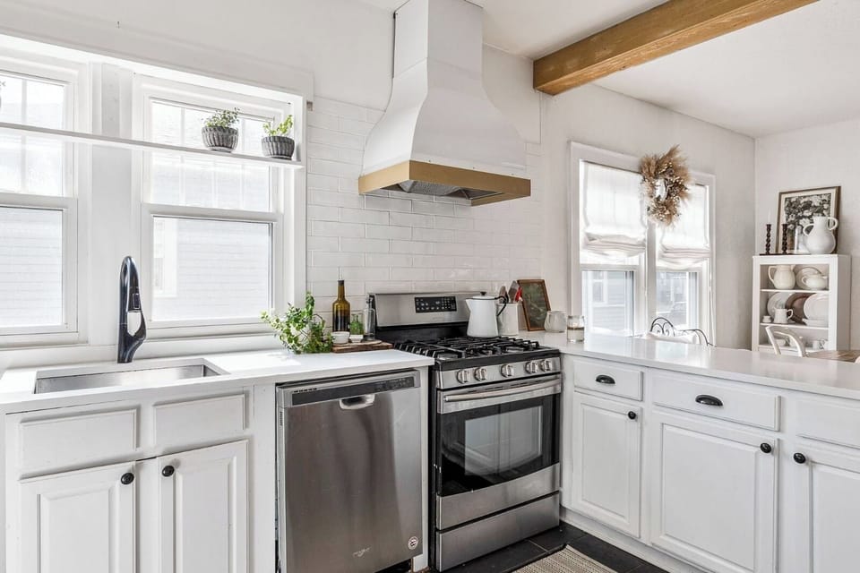 fully stocked kitchen