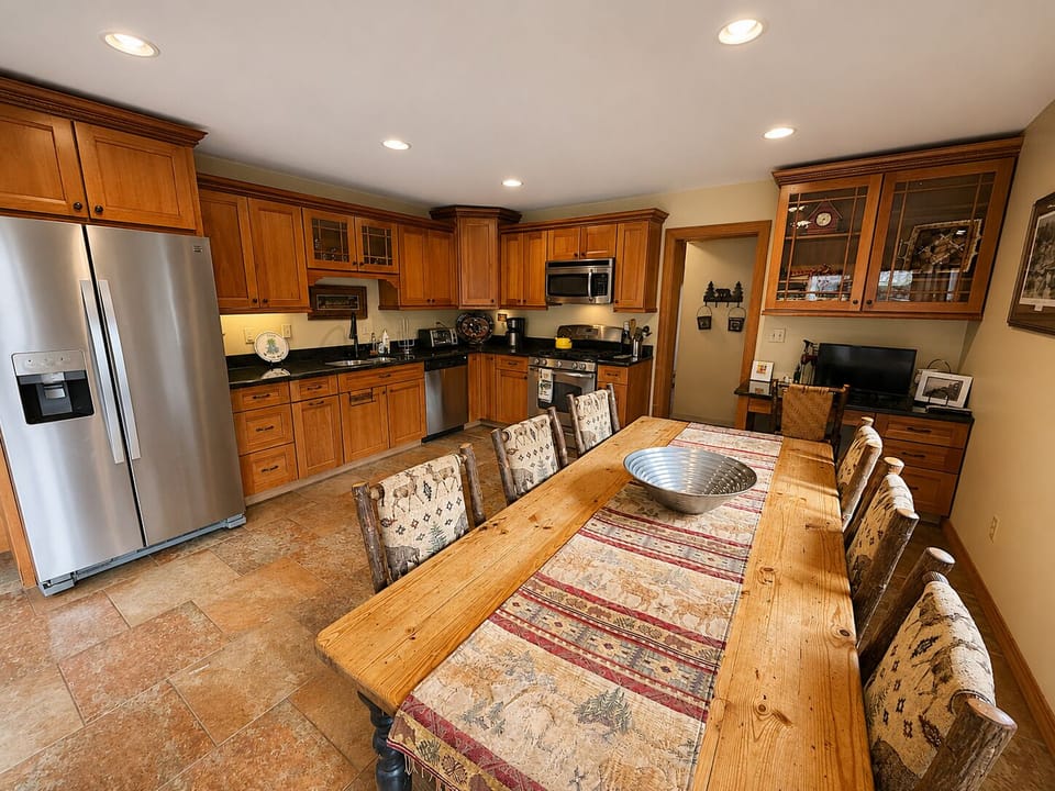 Fully Stocked Kitchen and Dining